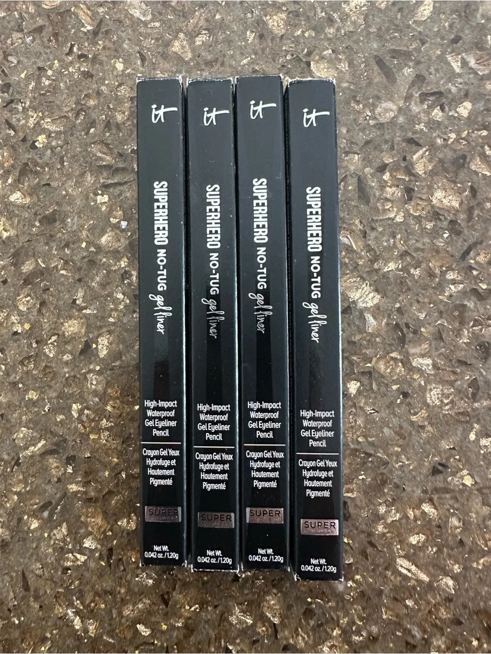 it cosmetics Superhero No-Tug Gel Eyeliner Pencils - Brilliant Brown (set of 4)